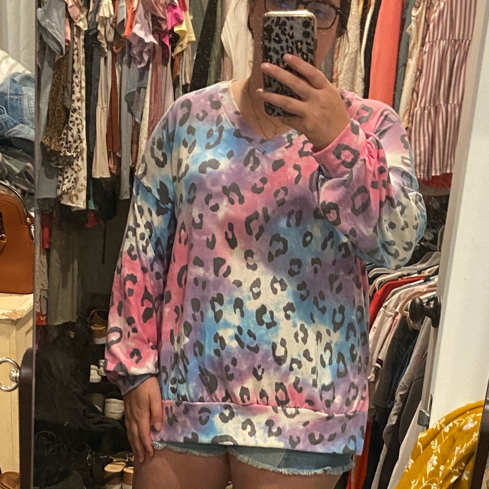 Multi colored Lightweight sweatshirt